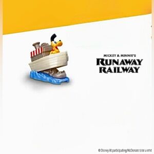 Disney Pluto Houseboat Nile Nellie Figure – McDonald’s Happy Meal Toy